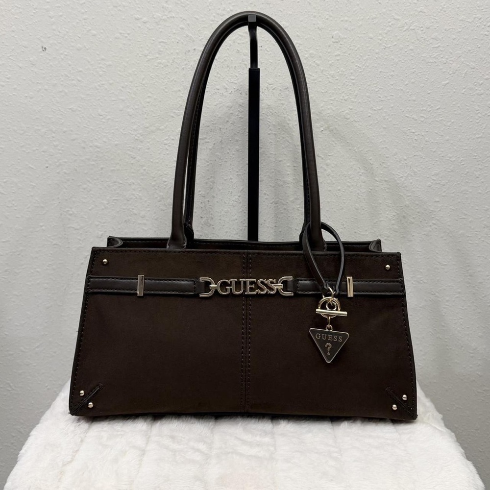 Guess Chocolate Brown Shoulder Bag